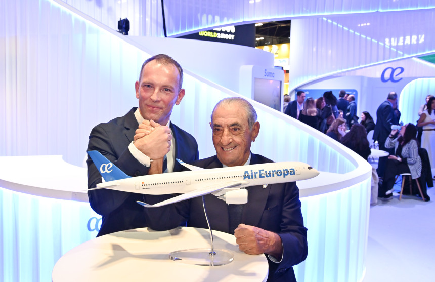 Air Europa proyecta incorporar hasta 40 aviones A350-900 a su flota de largo radio